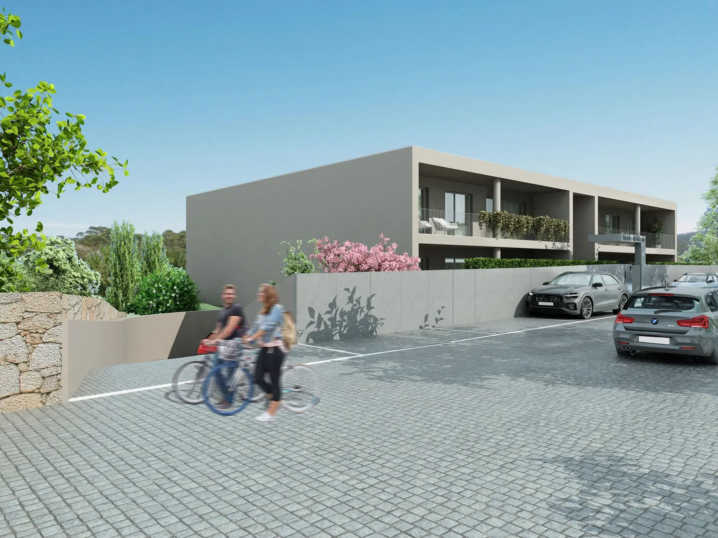 Apartamentos T2 em construção em Vilar do Monte com 2 lugares de garagem