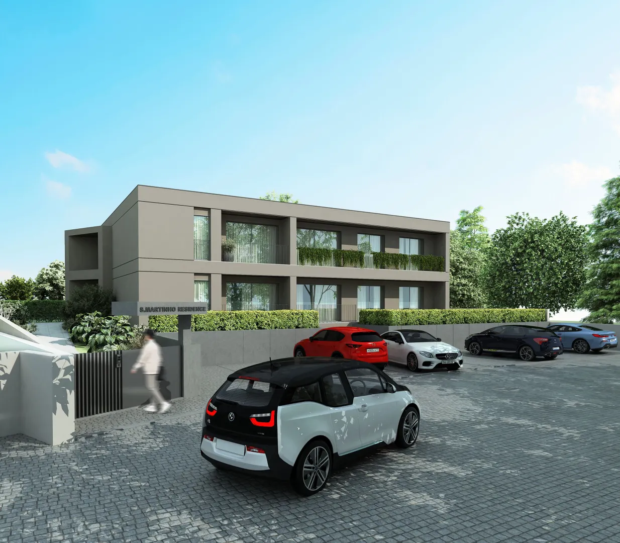 Apartamentos T2 em construção em Manhente com lugar de garagem