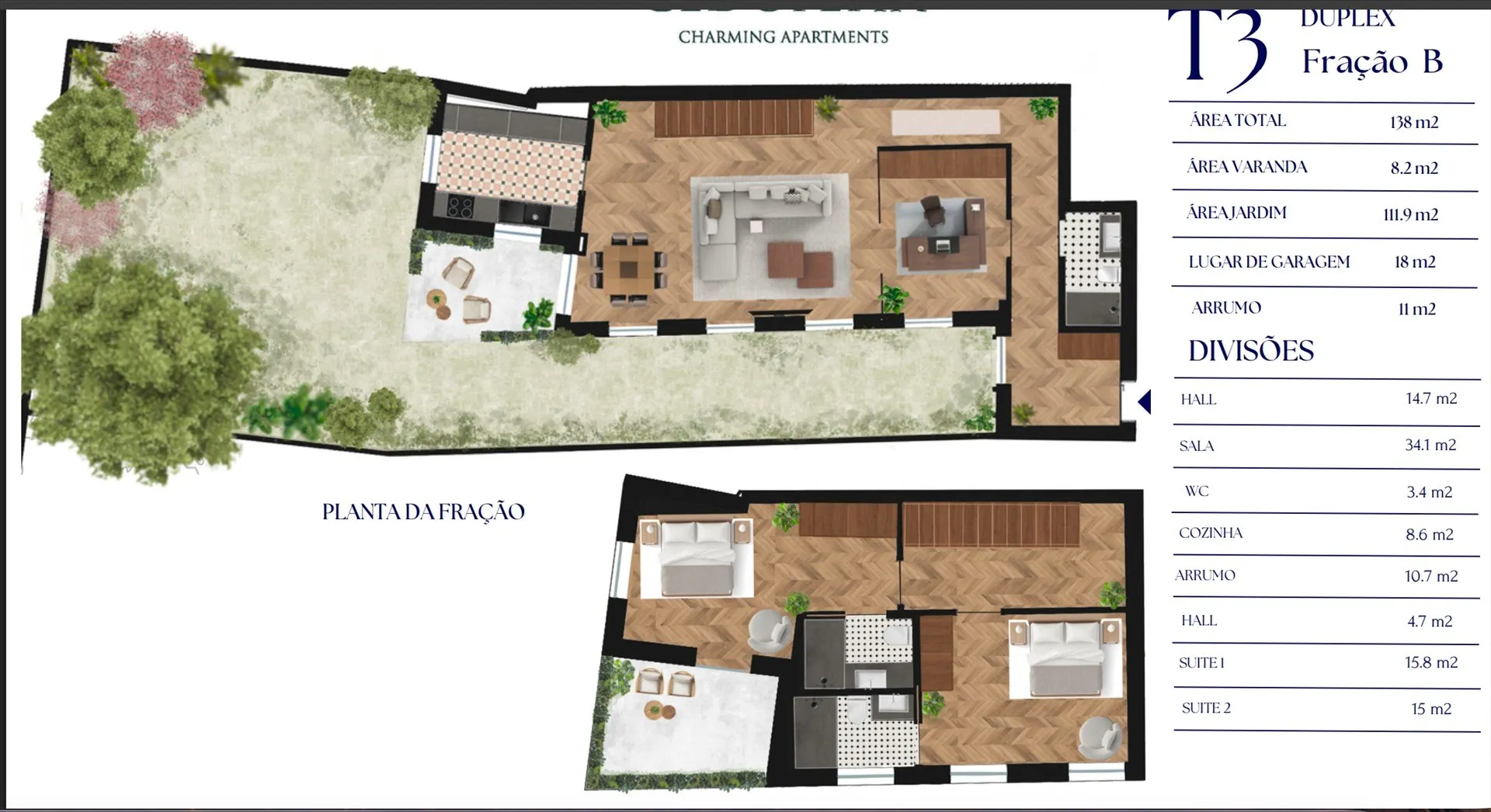 Apartamento T3 DUPLEX