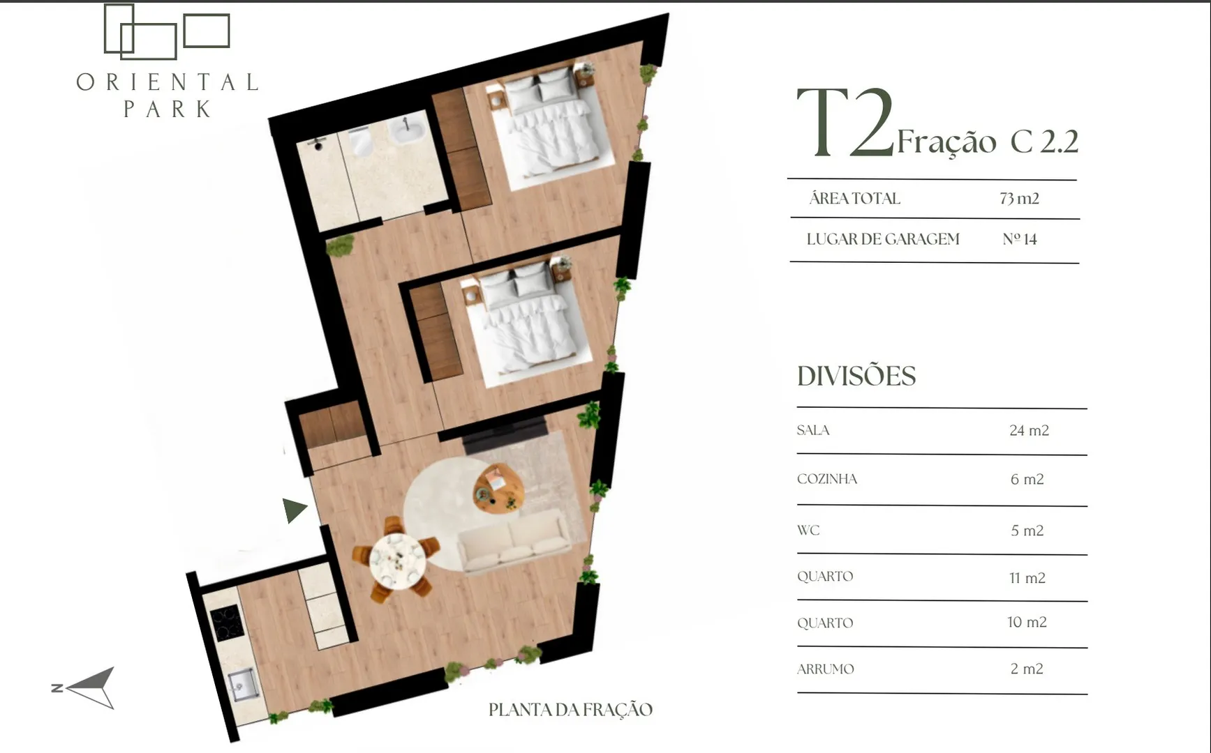 Flat T2