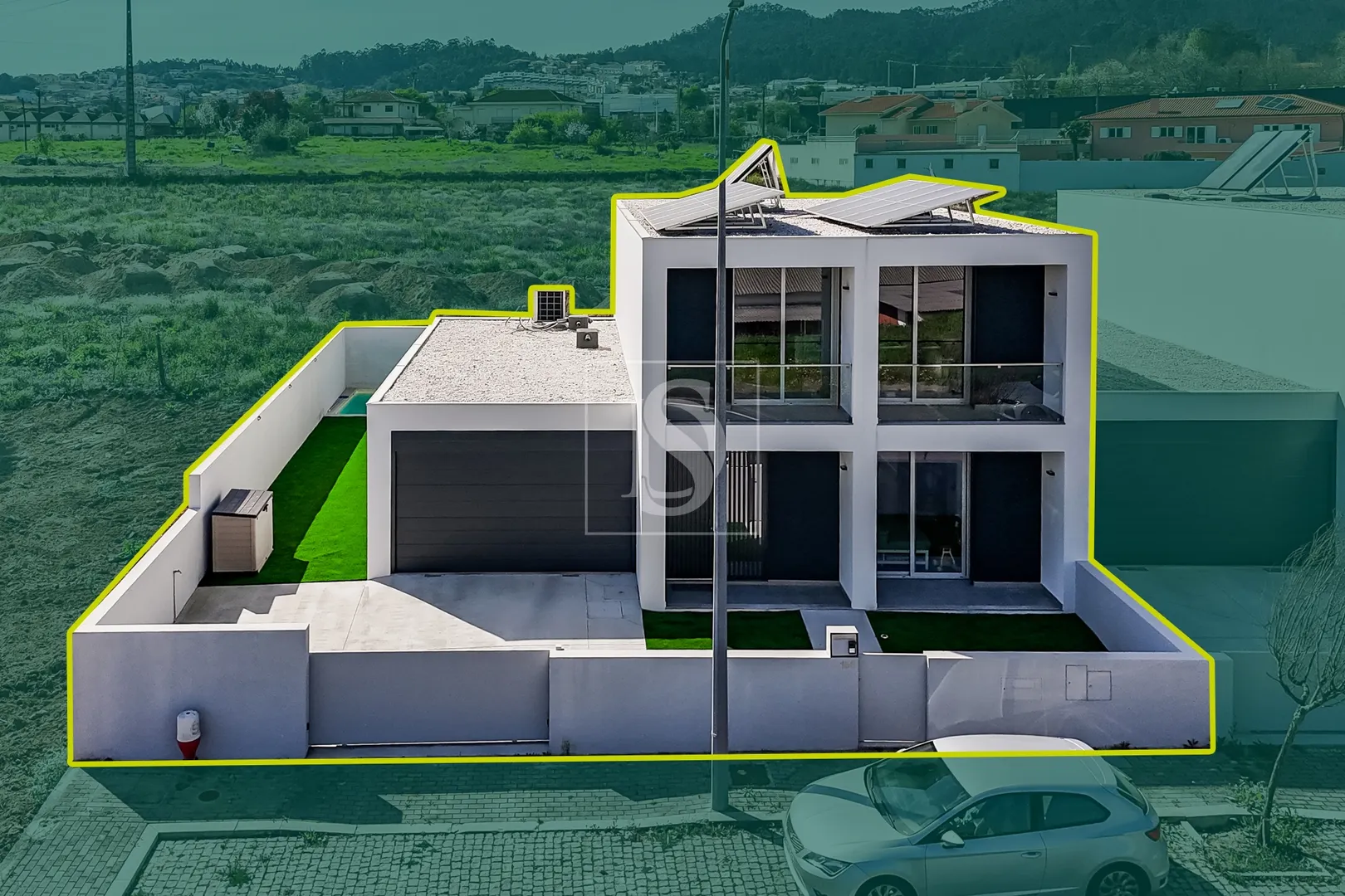 Moradia T4, Moderna, com Piscina e Jardim, a 2 minutos do Centro de Barcelos