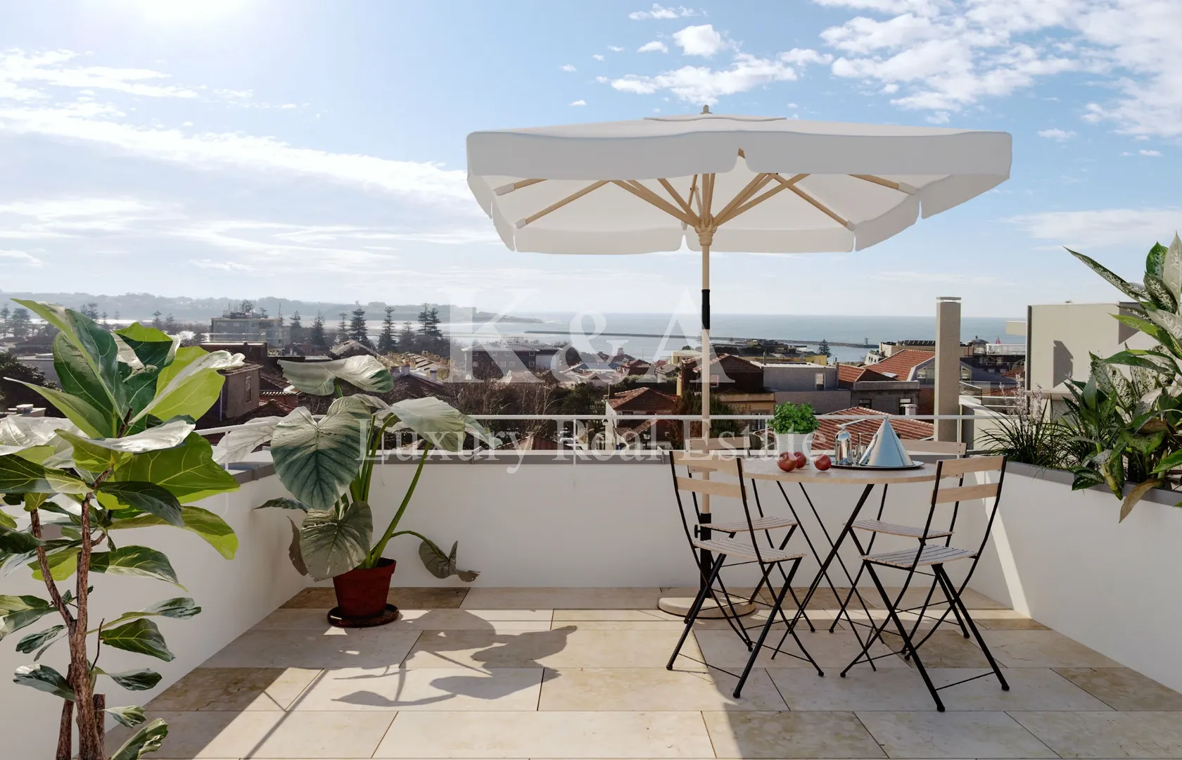 3 bedroom apartment with plenty of natural light.