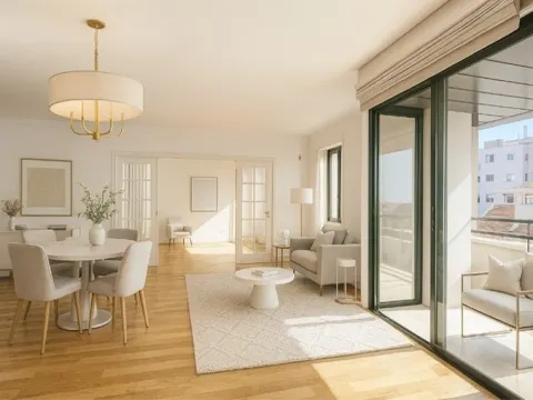 6 rooms in the best area of Lisbon in a building with a swimming pool