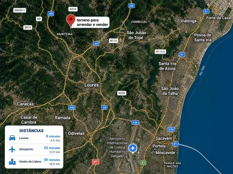 Parcela de tierra Loures.