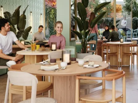 Loja com Terraço a 300 metros da praia