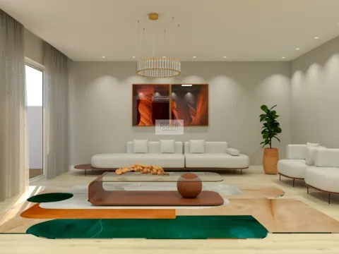 Moradia T3 de 2 frentes e jardim em construção em Águas Santas