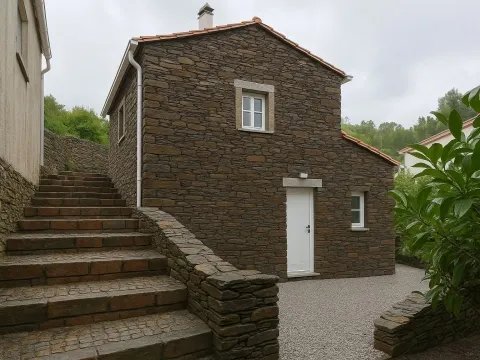 Casa de Xisto Serra do Caramulo, Águeda, com vistas deslumbrantes para a Serra