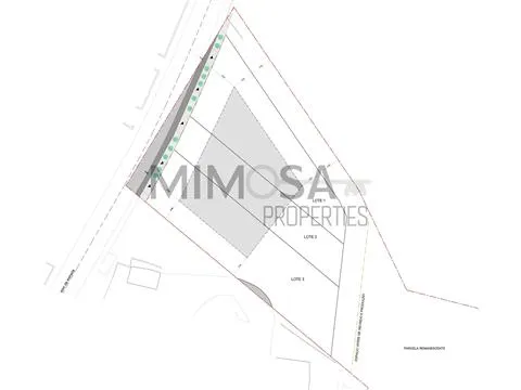Plots for construction of 3 semi-detached houses in Ferragudo