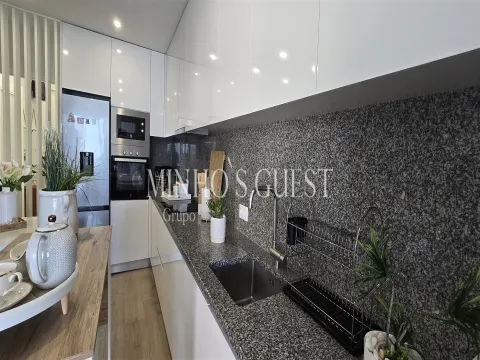 Apartamento T0+2 NOVO junto á Escola EB 2,3 de Pevidém - Guimarães