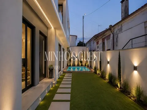 Moradia Individual V3+1 Nova c/ 3 Suites, Jardim e Possibilidade de Piscina - Naia, Ferreiros, Braga