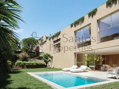 Cascais - Moradia  T4  com piscina e  jardim 