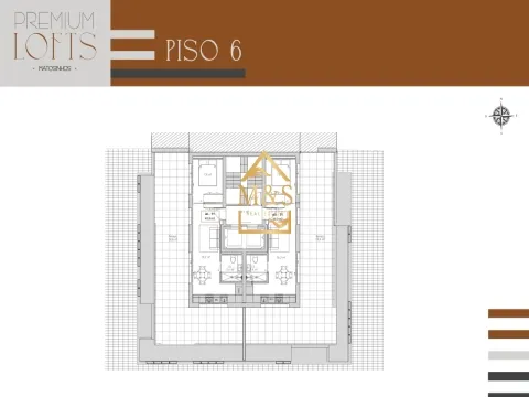 Apartamento T1, Ultimo piso com terraço, Metro , Matosinhos