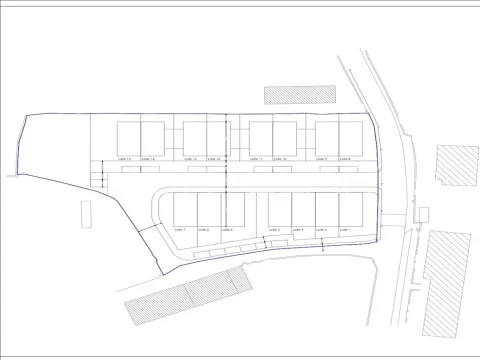 Terreno para construção de moradias centro de Ribeirão, Vila Nova de Famalicão  Lote com  PIP para c