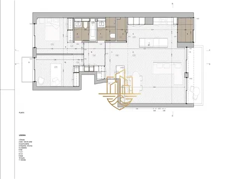 Appartement T2 entièrement rénové sur l’Avenida do Brasil — Foz do Douro
