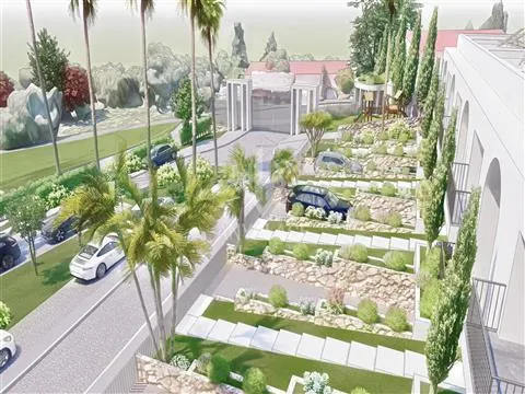 Terrain pour la construction de villas dans une copropriété de luxe