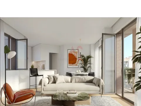 Appartamento con 2 camere da letto nel complesso Ferreira de Castro Flats a Bonfim, Porto