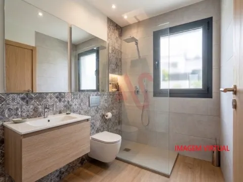 NEU 1-Zimmer-Wohnung mit TERRASSE, 1 Schlafzimmer, Einbauschrank, Infias, Vizela