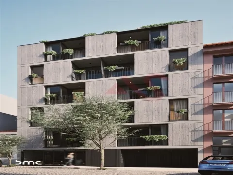 Apartamento T1 em construção com varanda no Edifício MOU 37 localizado em Matosinhos