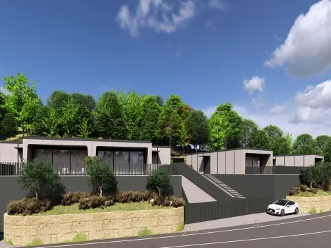 Moradia Térrea T3 com Piscina | Nova | Leitões, Guimarães