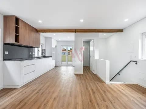 2-Zimmer-Wohnung mit Terrasse im Zentrum von Vizela