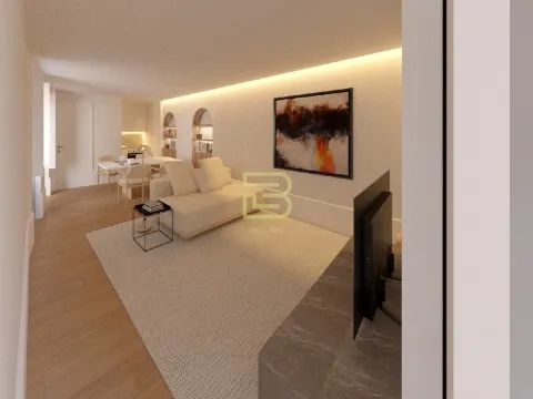 Apartamento T1 renovado pelo atelier Martina Arquitectura na tradicional Travessa de São Víctor.