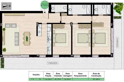 Apartamento T3 - Cantanhede/Venda