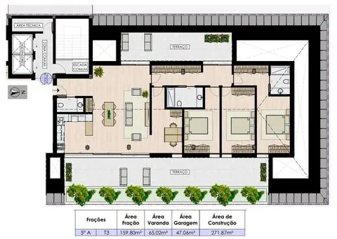 Apartamento T3+1 - Cantanhede/Venda