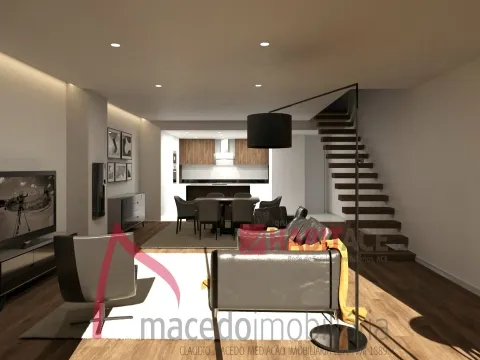 Stadthäuser mit 3 Schlafzimmern zum Verkauf in Adaúfe, Braga