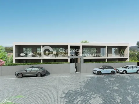 Apartamento T2 novo com logradouro em Vilar do Monte, Barcelos