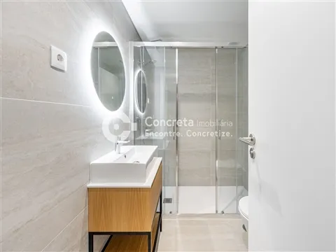 Apartamento T0 novo com pátio no centro de Braga