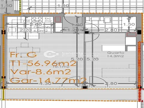 Apartamento T1 na Várzea, Barcelos