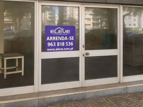 Loja com montra na Avenida da República (Santo Ovídio)