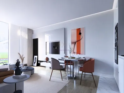 New 1 bedroom apartment with 1 parking space in the center of Portimão