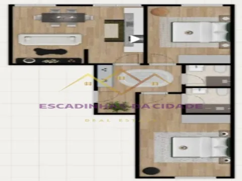 Apartamento T2 totalmente remodelado em Benfica