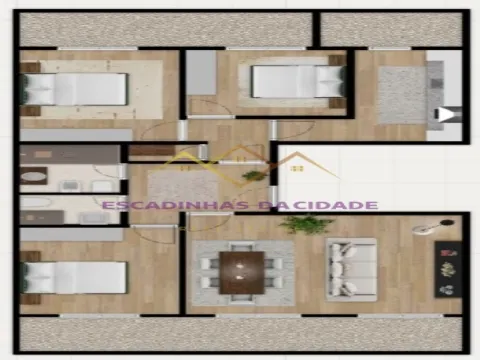 Apartamento T2 em Benfica para remodelar a gosto