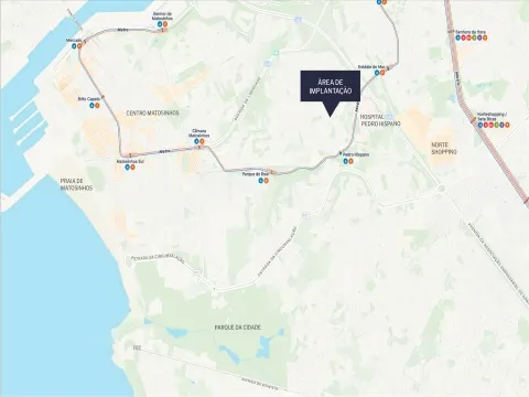 Terrain à bâtir à Matosinhos avec permis de construire approuvé