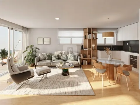 Apartamento T2 com varanda em Canidelo no Arrábida Green Avenue