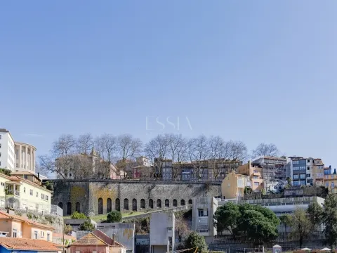 Apartamento de 1 dormitorio con vista al río en Alfândega, Oporto