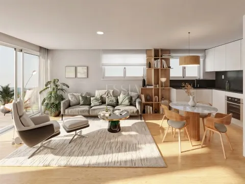 1-bedroom apartment with balcony in Canidelo on Arrábida Green Avenue