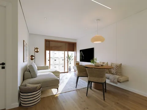 0+1 bedroom apartment with balcony in Carofini, Matosinhos