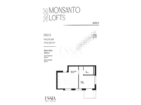 Apartamento T1 com Varanda em Paranhos, Porto