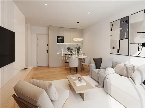 Apartamento T1 com Varanda e Lugar de Garagem no Golden Coast | Matosinhos Sul