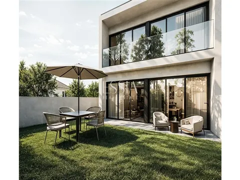 Casa de 4 dormitorios con jardín en Castêlo da Maia