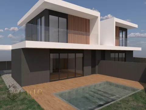 Moradia Geminada T3 de Luxo. Próximo do mar, com Piscina e Garagem - Afife