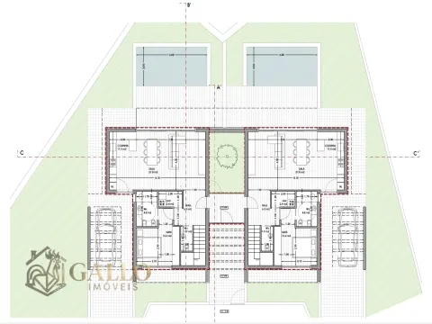 Moradia Geminada T3 de Luxo. Próximo do mar, com Piscina e Garagem - Afife
