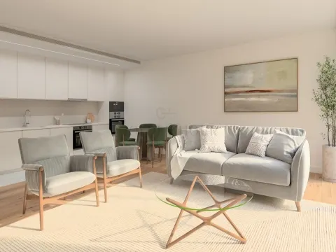 Apartamento T1 de Luxo em Gaia com Varanda