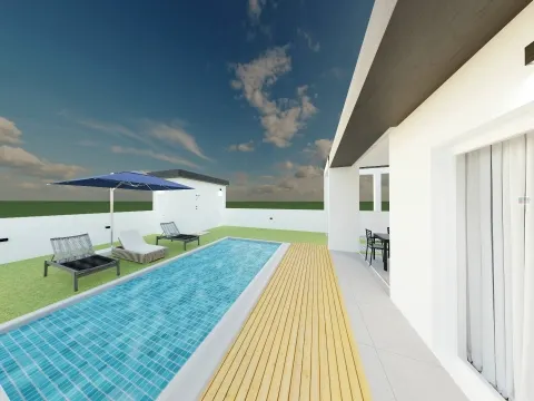 Moradia V4 Térrea c/ Piscina - Qtª das Laranjeiras - Fernão Ferro