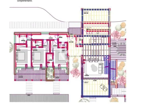 Terrain de 19 942 m2 avec projet approuvé pour une maison de 4 chambres.