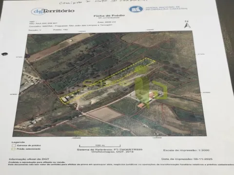 Terreno Rústico com 4.680m2 a venda na Terrugem