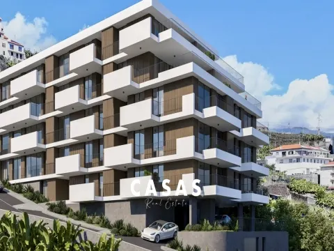 Apartamento T3 ( 2 suites) com vistas deslumbrantes para o oceano em  Câmara de lobos